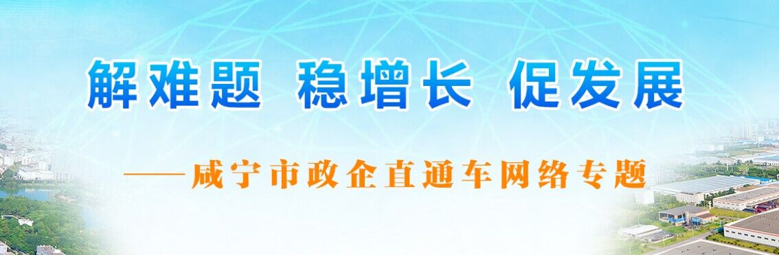 解難題、穩(wěn)增長、促發(fā)展——咸寧市政企直通車
